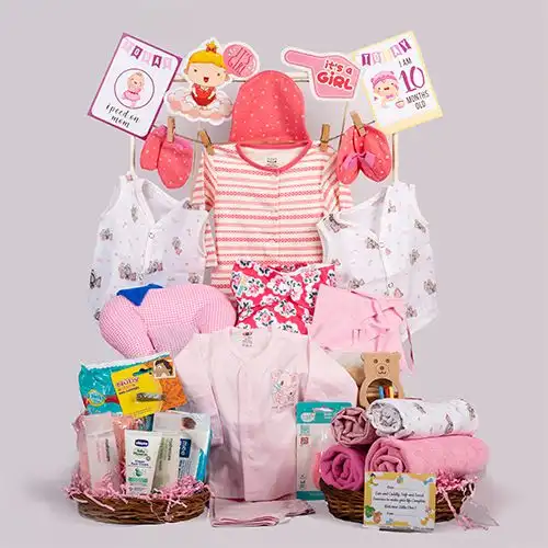 Marvellous New Born Baby Girl Summer Hamper