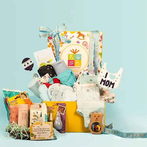 Premium New Born Baby Boy Summer Hamper