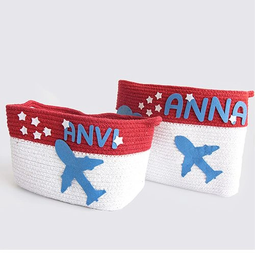 Fancy Cotton Rope Baskets Combo