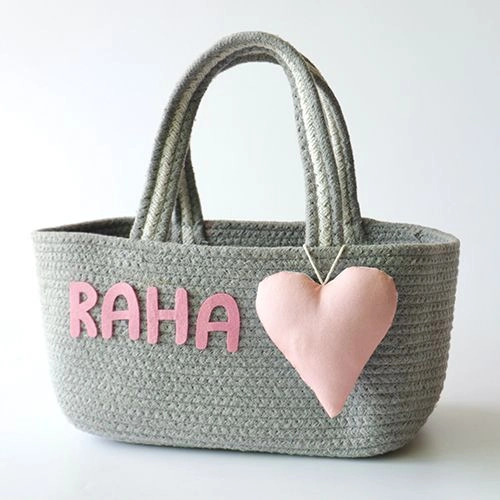 Magnificent Storage Basket with Heart