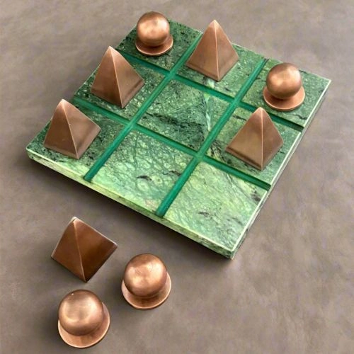 Verdant Elegance  Green Marble Tic Tac