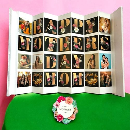 Stunning Personalized Photo Accordion Gift Set