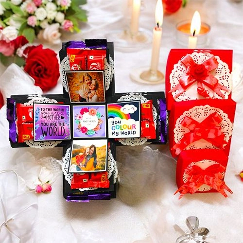 Three Layered Explosion Box for Mom