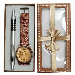 Premium Pen Gift Set with Watch