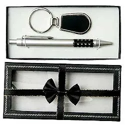 Wonderful Key Ring with Pen Gift Set