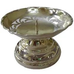 Remarkable Silver Plated Candle Stand