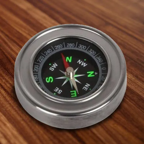 Impressive Pocket Metal Compass