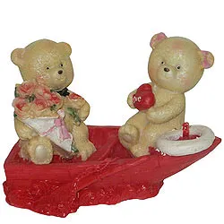 Marvelous Twin Teddy Showpiece