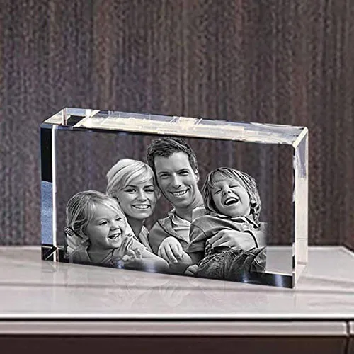 Special Personalized Rectangular Glass Paper Weight