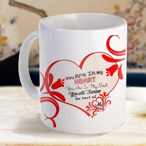 Magical White Coffee Mug with a Personalized Message