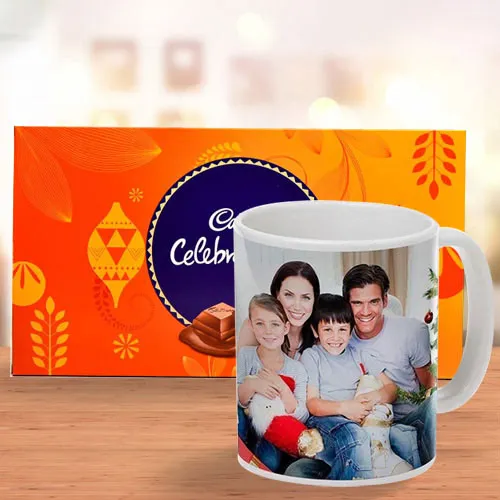 Perfect Personalized Coffee Mug with Cadbury Celebrations Pack