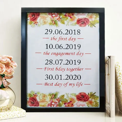 Wonderful Date Frame