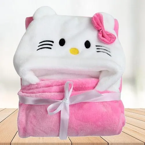 Attractive Wrapper Baby Bath Towel for Girls