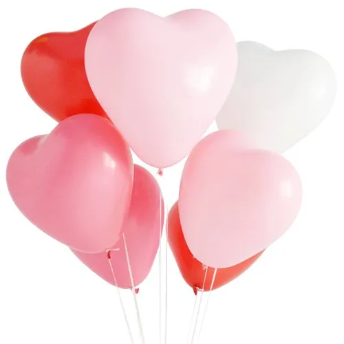 Heart Balloons Bunch