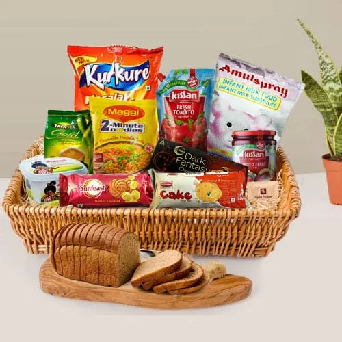 Mouth watering Breakfast Hamper