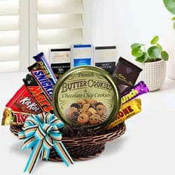 Wonderful Party Special Chocolate Hamper Basket