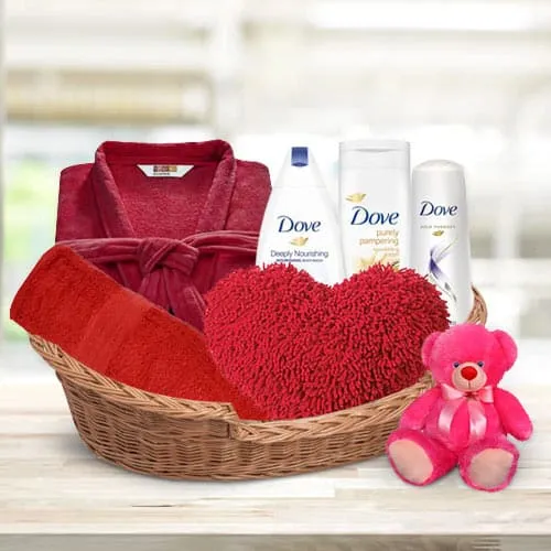 Attractive Beauty Care Gift Basket for Her