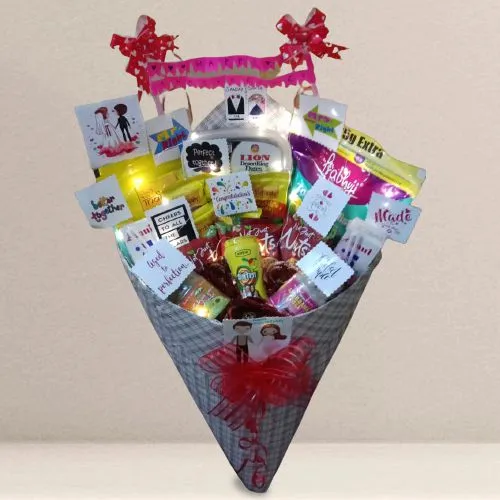 Evening Time-Pass Cone Hamper