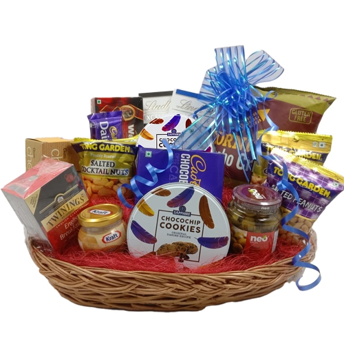 Marvelous Assorted Snacks Gift Basket