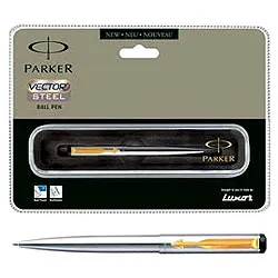 Remarkable Parker Vector Stainless Steel Ball Pen