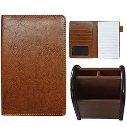 Glamorous Team of Multipurpose Passport Holder with Pen Stand