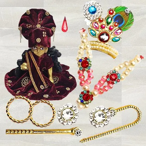 Wonderful Laddu Gopal Accessories Gift Combo