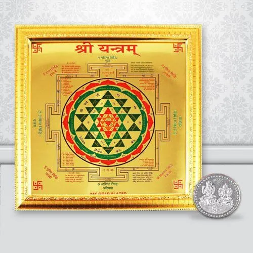 Divine Shree Yantra N Free Coin