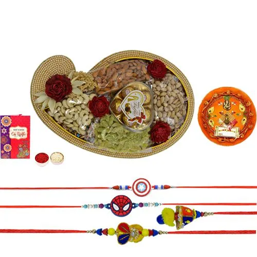 Best-munching Dry Fruits n Family Rakhi