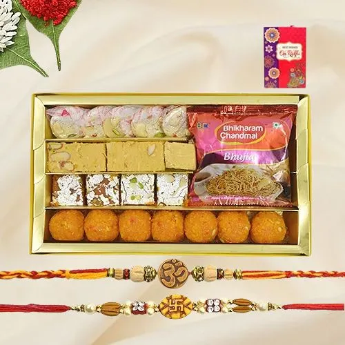 Auspicious Rakhi N Sweets Extravagance