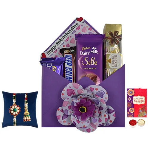 Rakhi Gift Envelope of Assorted Chocolates