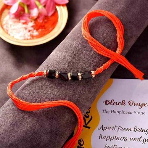 Black Onyx Rakhi