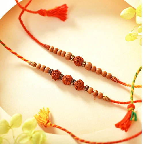 Sandalwood Rakhi Set