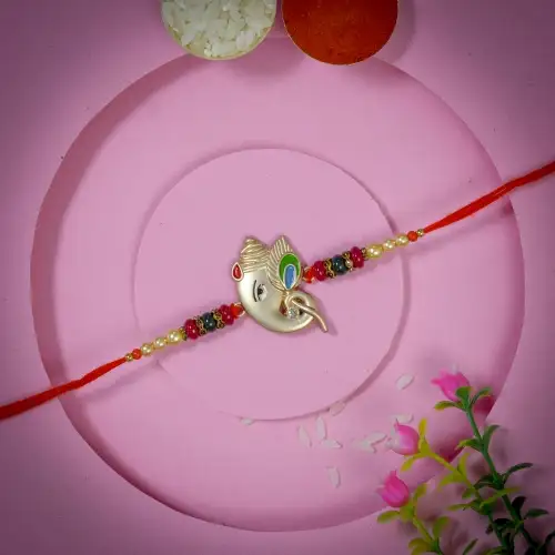 Devotional Lord Ganesha Rakhi for Bhaiya