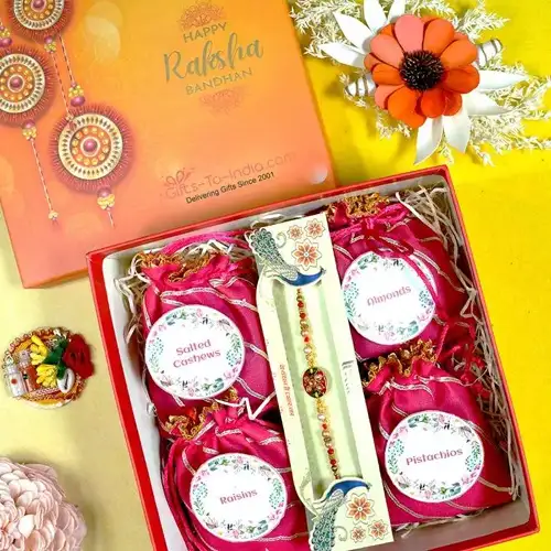 Stunning Rakhi  N  Nuts Signature Box