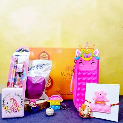 Fabulous Pop It Up Special Kids Rakhi Hamper