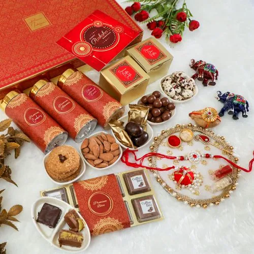 Premium Bhai Bhabhi Rakhi Hamper