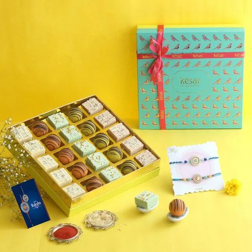 Delectable Rakhi  N  Sweet Treat Set