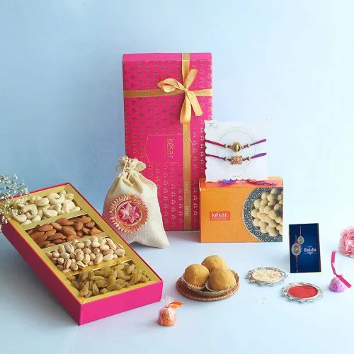 Traditional Rakhi  N  Treats Set
