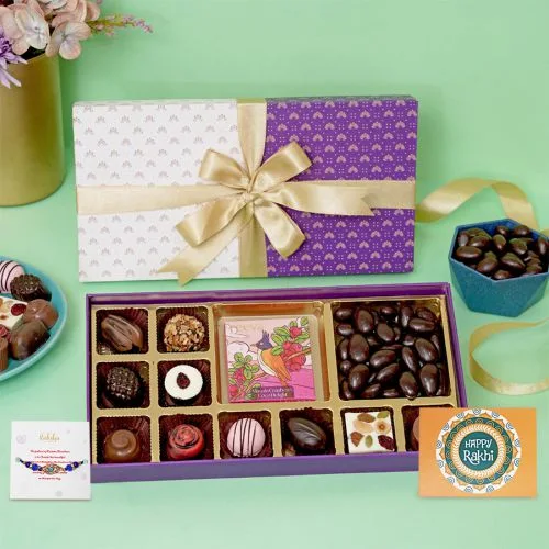 Exquisite Rakhi  N  Chocolate Delight Gift