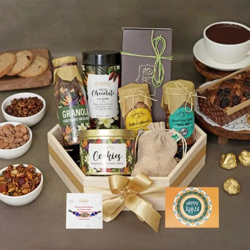 Unique Rakhi Gourmet Gift Hamper