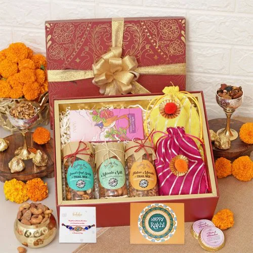Sweet  N  Savory Rakhi Surprise Pack