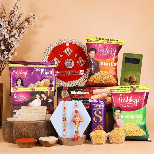 Premium Bhaiya Bhabhi Rakhi Gift Box