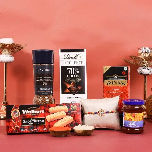 Premium Rakhi  N  Global Delights Pack
