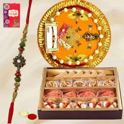 Heartfelt Rakhi with Sweets Hamper