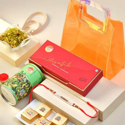 Traditional Rakhi with Tasty Treats