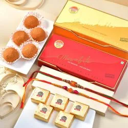 Rakhi  N  Sweet Delights Combo