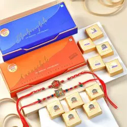 Charming Rakhi  N  Sweet Treats Indulgence