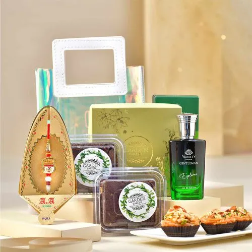 Festive Rakhi  N  Sweet Indulgence Gift