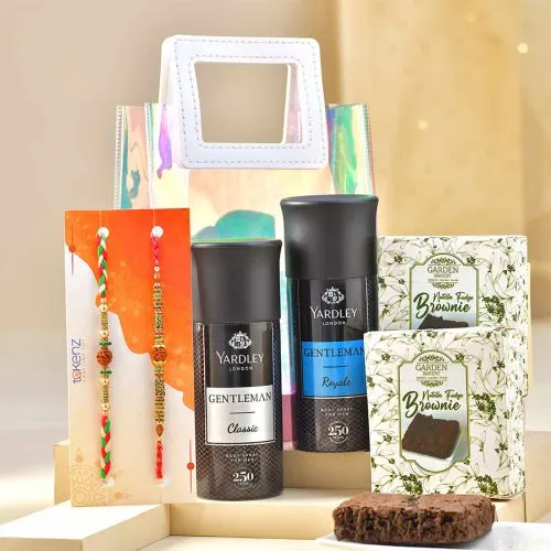 Sophisticated Rakhi Gift Set