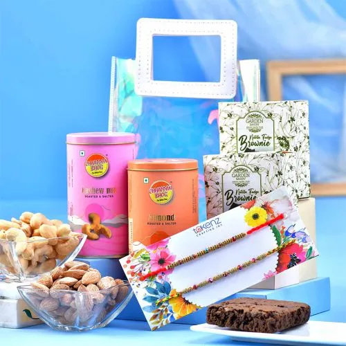 Rakhi  N  Nutty Treats Gift